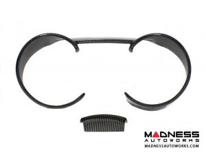 Alfa Romeo Giulia Instrument Cluster Cover - Carbon Fiber - QV Model - Italian Theme